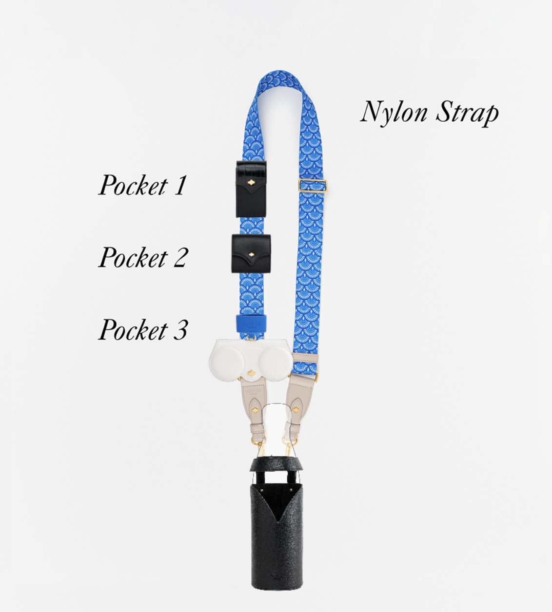 Nylon Bottle Strap set No 3