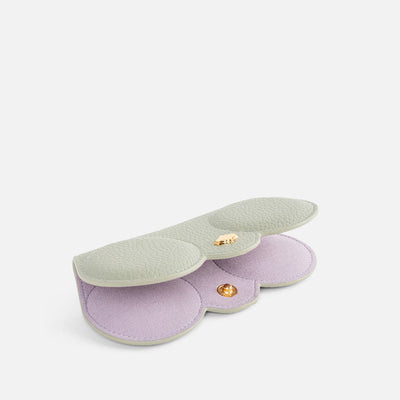 Sunglasses Case | Sage | Vegan Leather Gold Plated