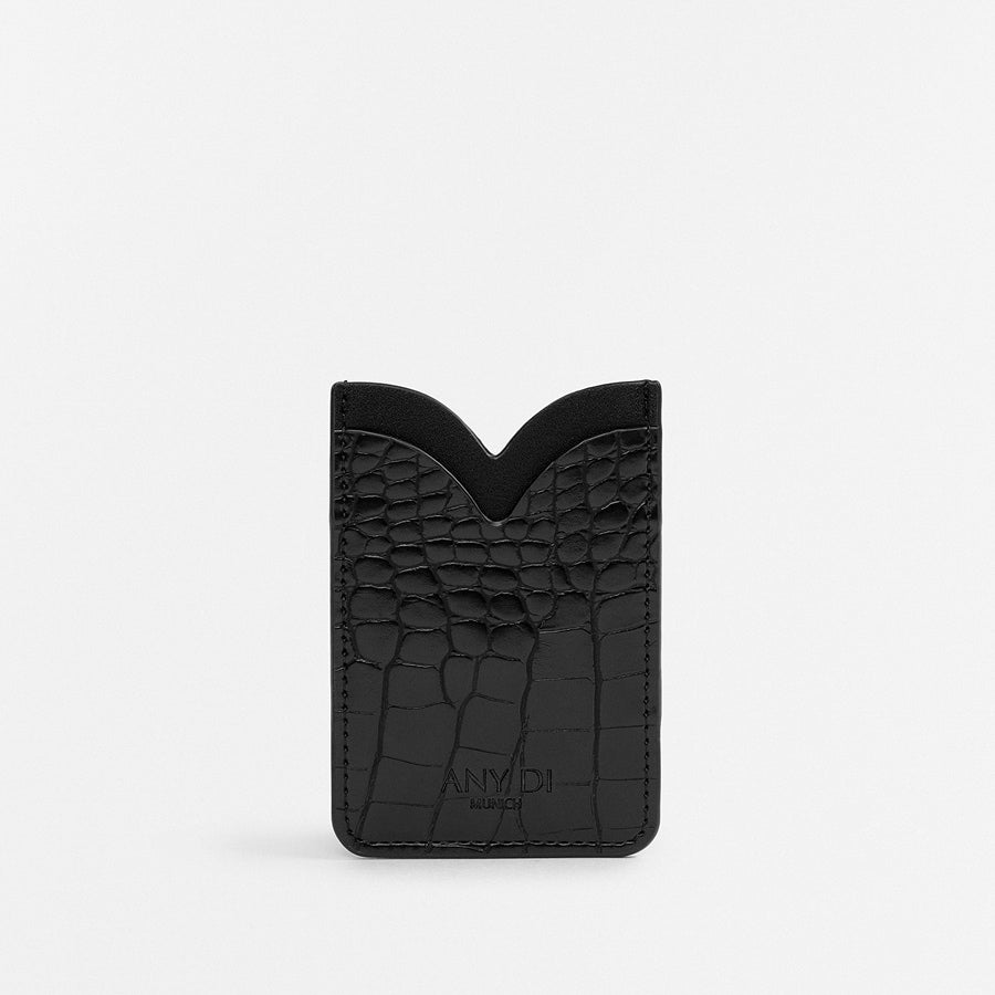 ANY DI Card Pocket Croco Black Accessories