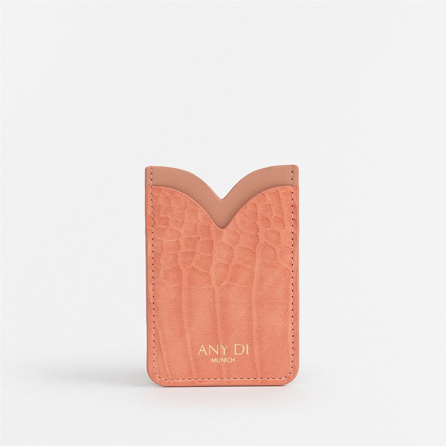 ANY DI CardPocket Peach Croco Accessories