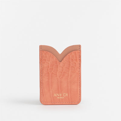 ANY DI CardPocket Peach Croco Accessories