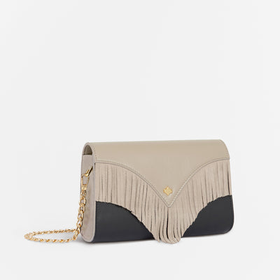 ANY DI Emblem Bag Fringes Taupe Acessories