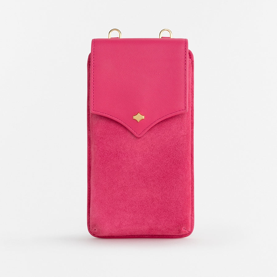 Phone Pouch Fuchsia | Luxury Cell Phone Pouch 