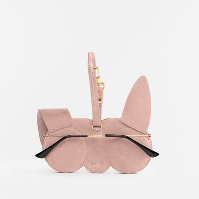 Sunglasses Case | Bunny | Suede Leather 24K Gold Plated