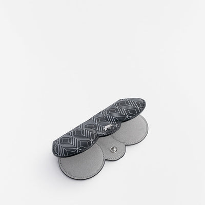 Sunglasses Case | Louvre | Vegan Leather Silver Plated