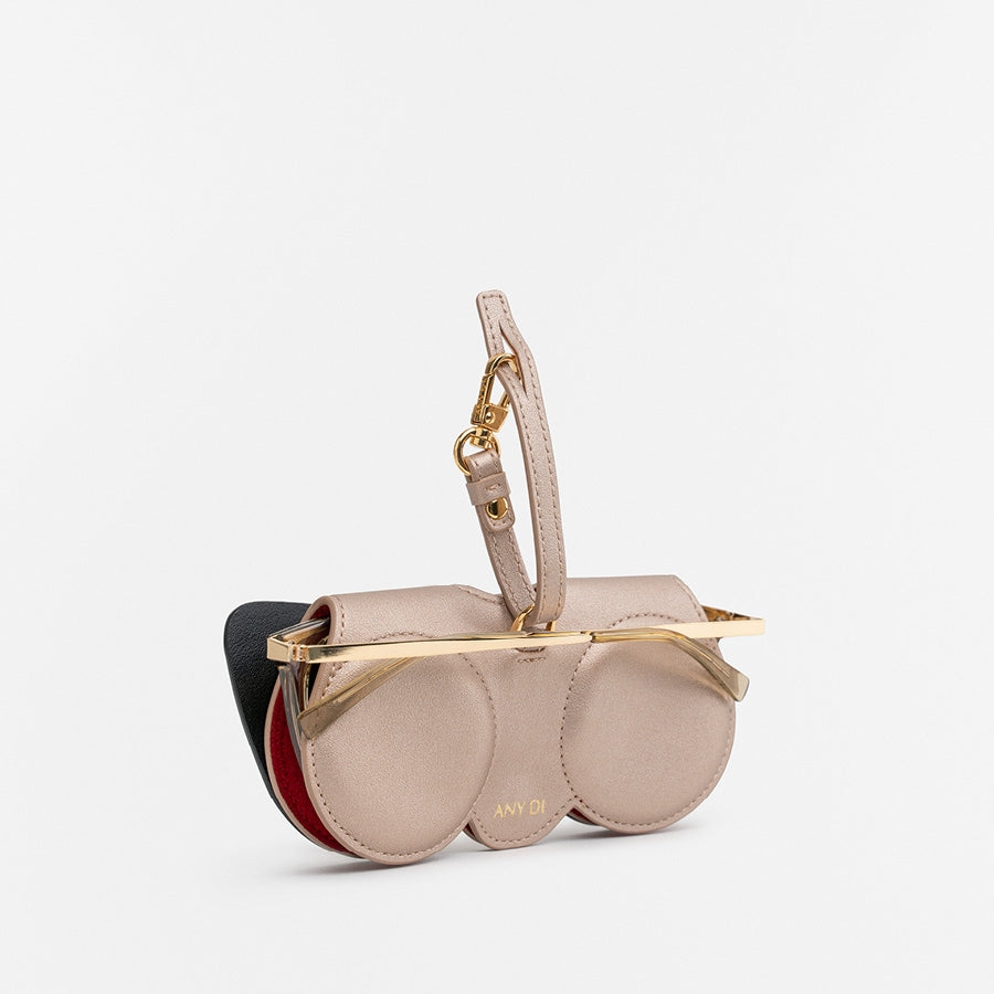 Sunglasses Case | Lynette | Vegan Leather Gold Plated