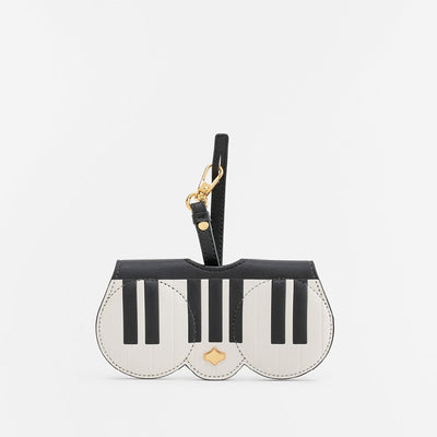 Sunglasses Case | Piano | Leather Gold Plated