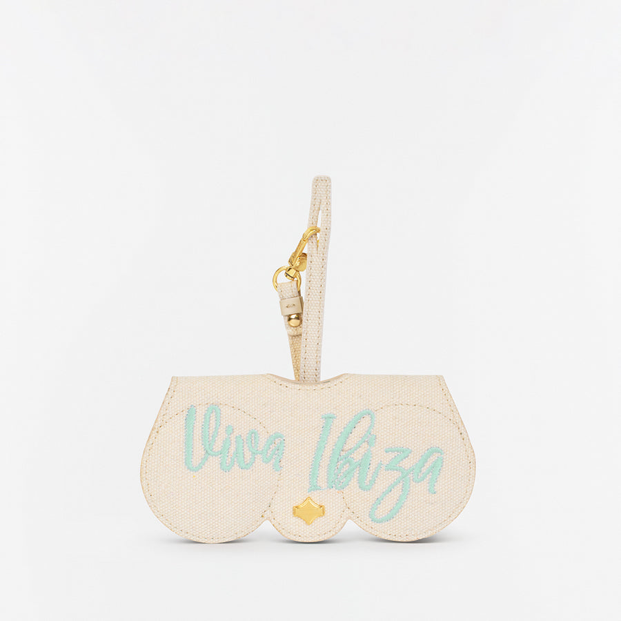 Sunglasses Case | Ibiza | Leather 24K Gold Plated