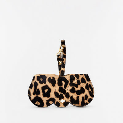 Sunglasses Case | Leo Fur | Cowhide Gold Plated