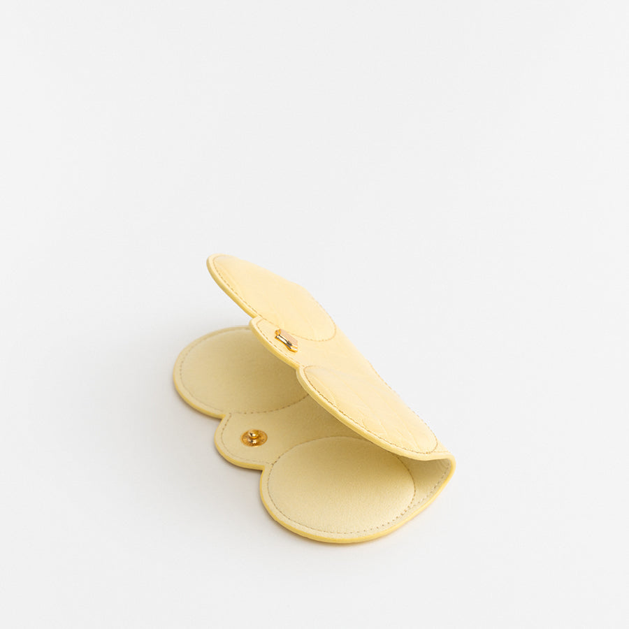 Sunglasses Case | Croco Banana | Vegan Leather Gold Plated