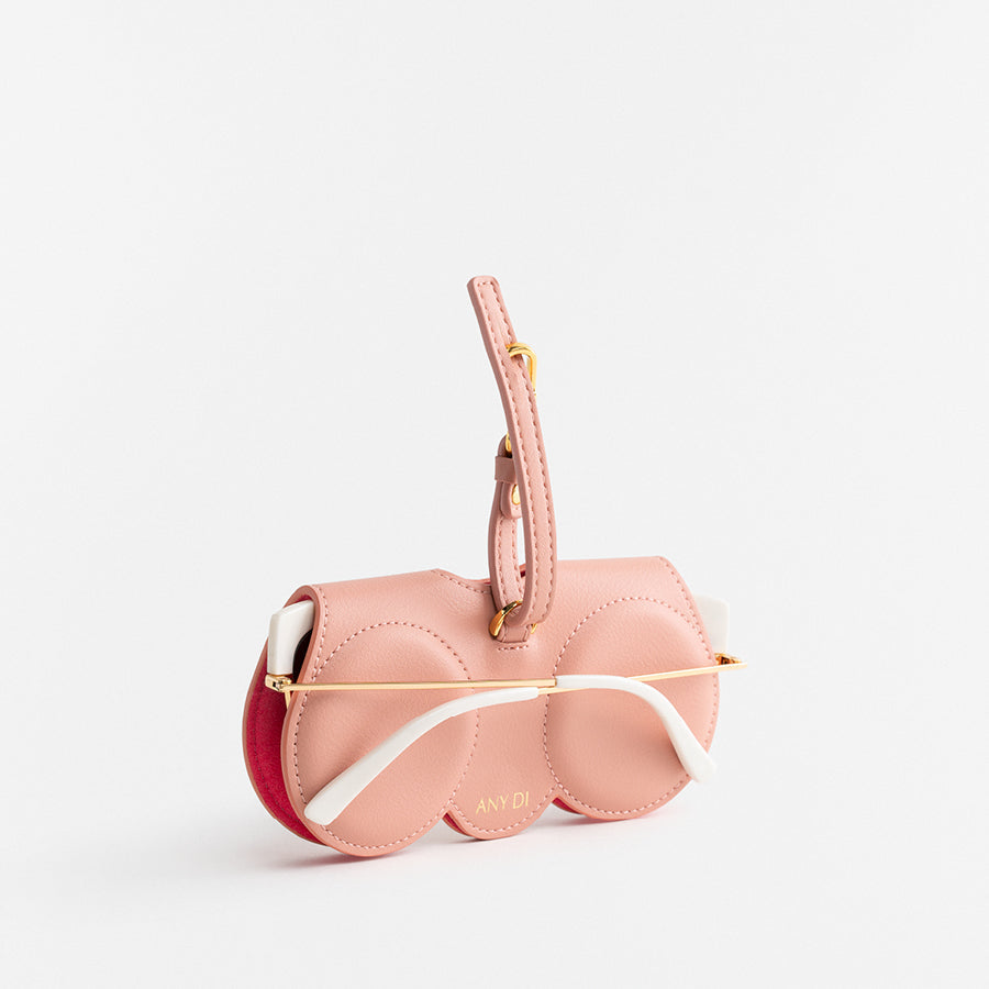 Sunglasses Case | flamingo | Vegan Leather Gold Plated