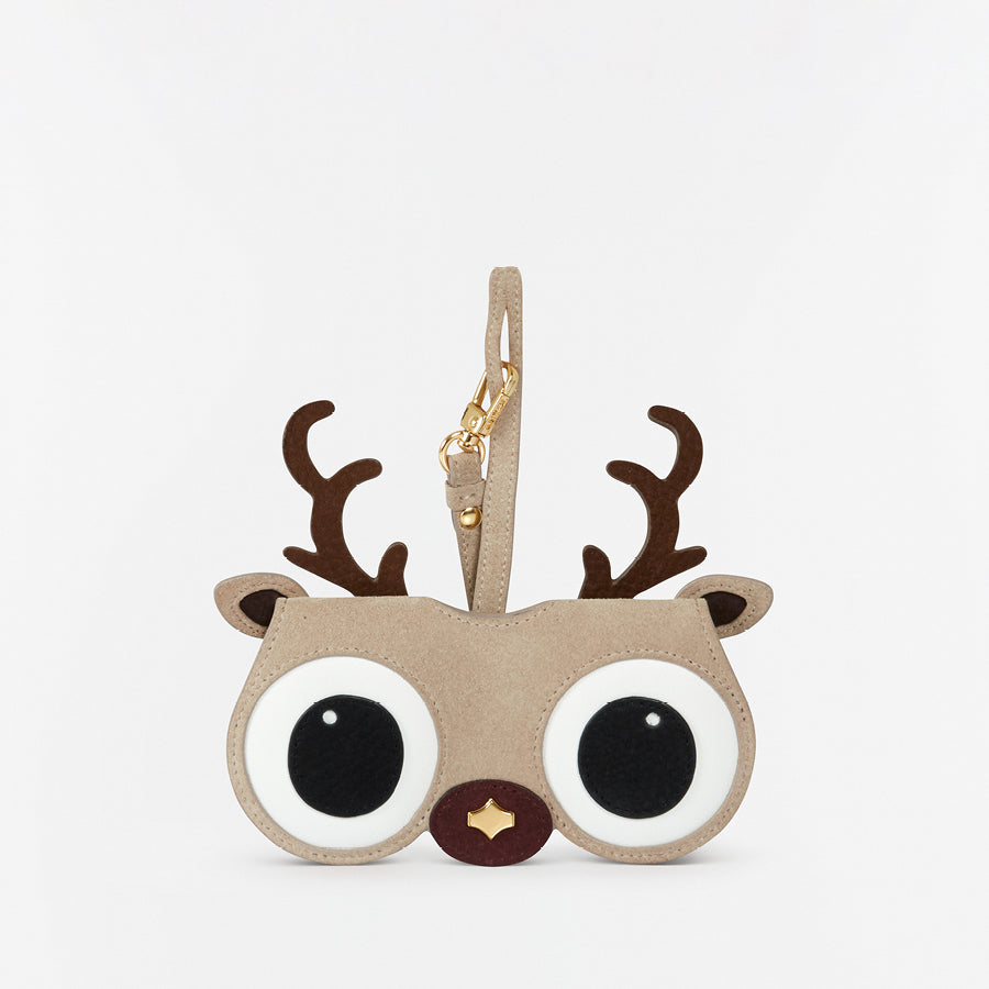 Sunglasses Case | Rudolph | Suede Gold Plated