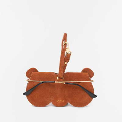 Sunglasses Case | Teddy | Suede Gold Plated