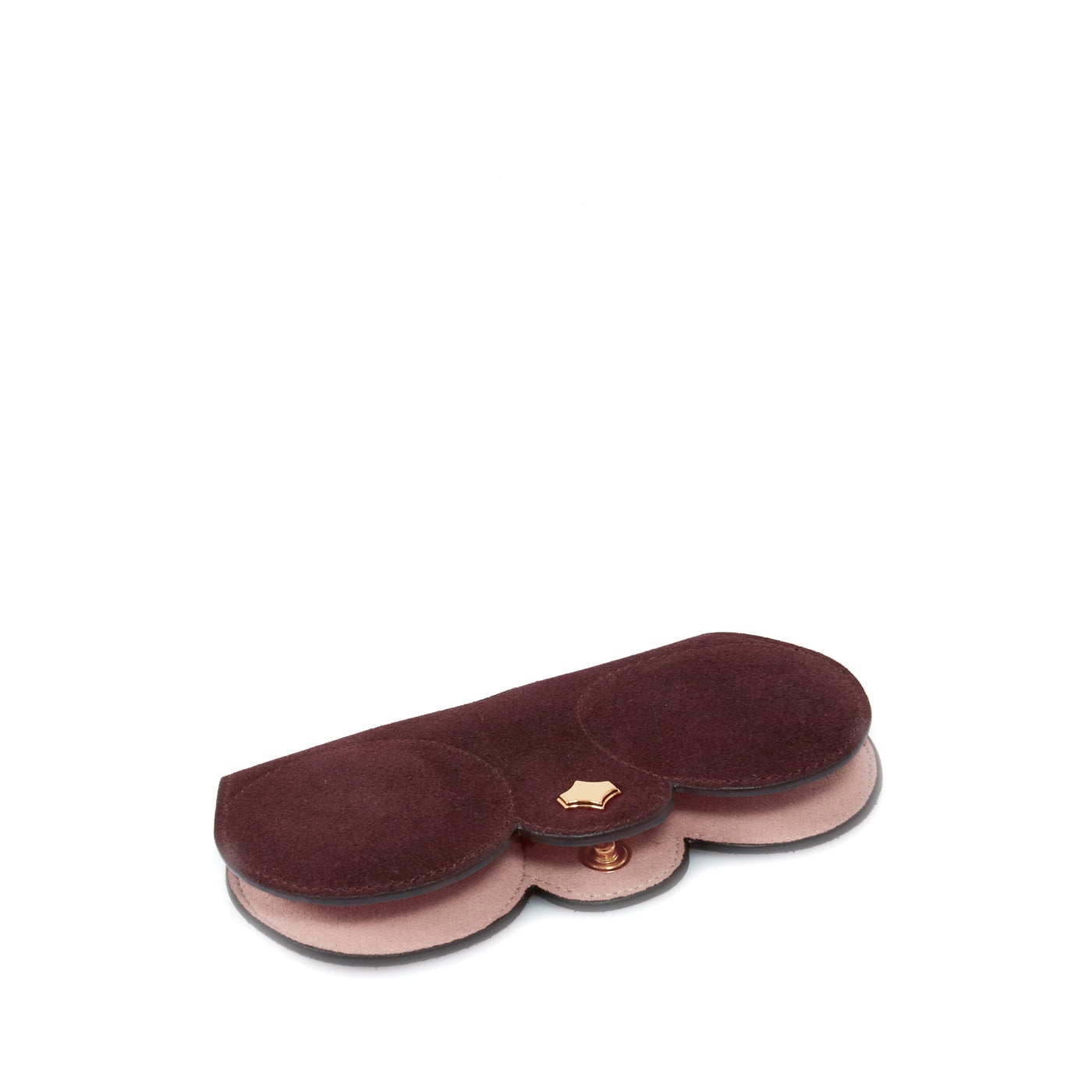 Sunglasses Case | Açai |  Leather 24K Gold Plated