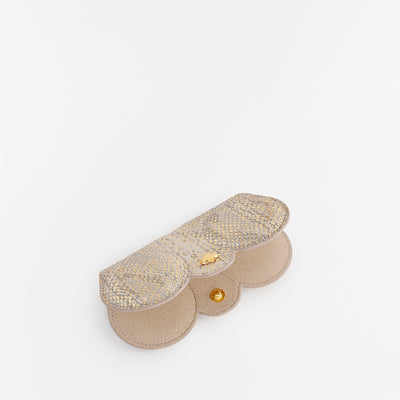 Sunglasses Case | Snake Gold | Vegan Leather Gold Plated